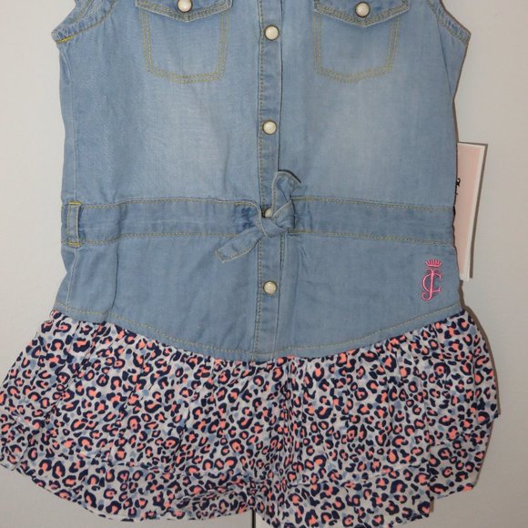 Juicy Couture Girls' CREWNECK DRESS 3T - Picture 2 of 5